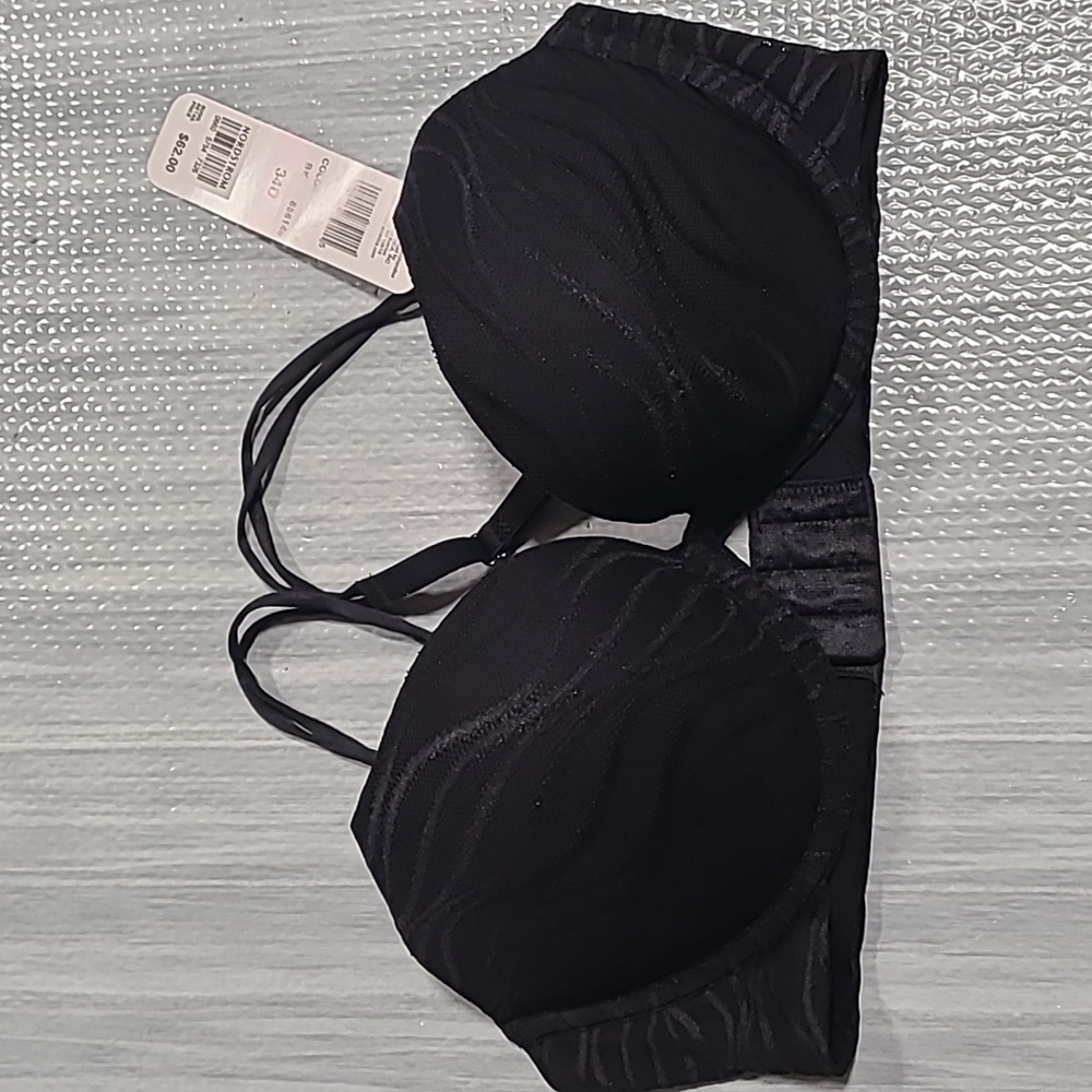 NWT Black Wacoal  pushup bra SIZE 34D
